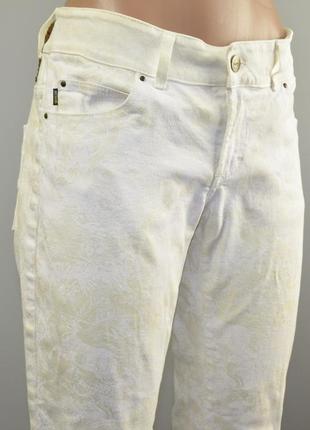 Just cavalli брендовые джинсы с узорами (44) зауженные7 фото