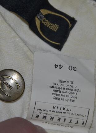 Just cavalli брендовые джинсы с узорами (44) зауженные5 фото