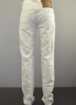 Just cavalli брендовые джинсы с узорами (44) зауженные6 фото