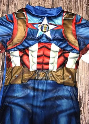 Новый новогодний костюм капитан америка для мальчика 6-7 лет, 116-122 см3 фото