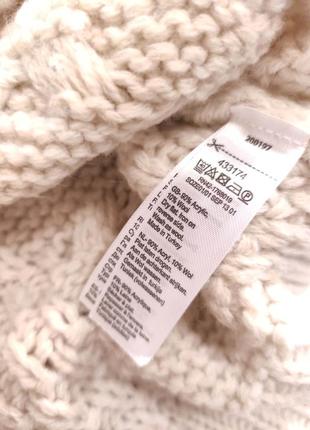 Бежевий свитер туникп 9