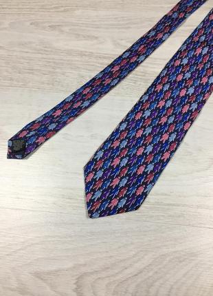 Гарний брендовий шовковий галстук tie rack made in italy silk