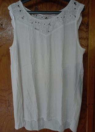 Блуза с шитьем комбинированная, кофточка street one, eur 42