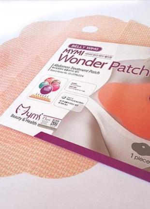 Пластир для схуднення mymi wonder patch belly wing, для зони живота