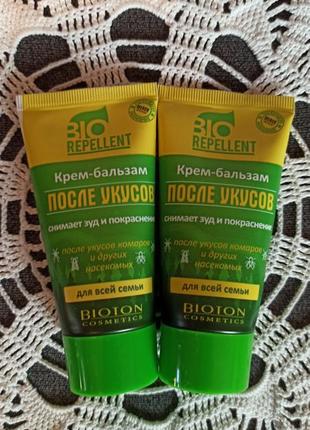 🌷крем-бальзам після укусів bioton cosmetics biorepellent,50 мл.2 фото