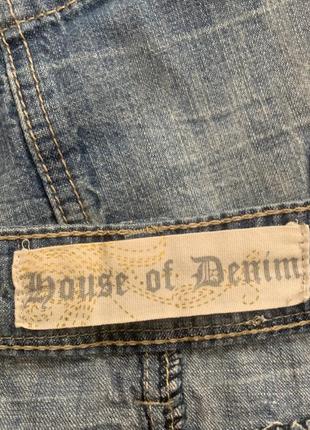 Джинсовая юбка denim с стразами  размер 14 / xl8 фото