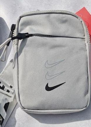 Сумка nike, big swoosh, через плече, барсетка найк, 2 кольори2 фото