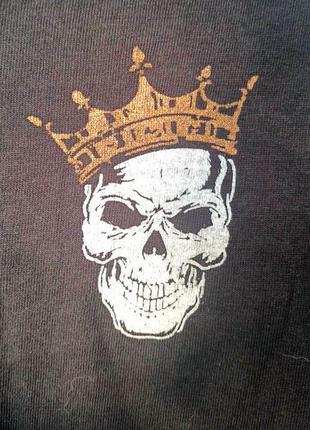 Лютая футболка "череп в короне" размер м1 фото