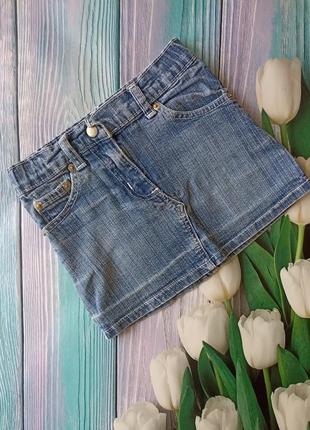 Юбка джинсовая для девочки1 фото