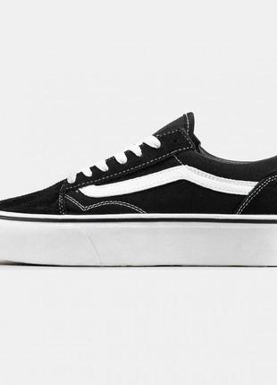 Женские кроссовки vans classic platform / smb