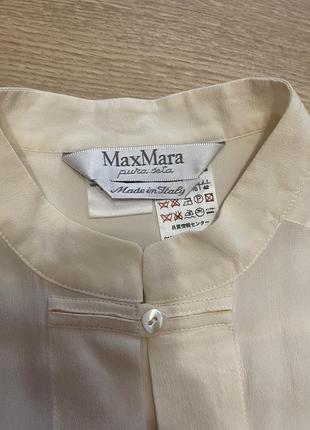 Винтажная шелковая блуза max mara премиум сегмент2 фото