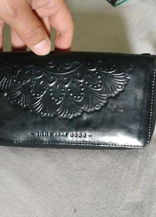 Фірмовий шкіряний гаманець, клатч free your soul, унісекс, оригінал!