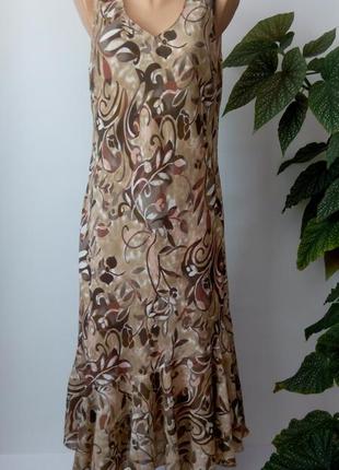 Новое длинное платье сарафан 52 54 размер7 фото