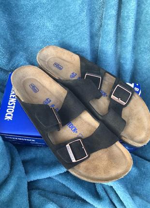 Birkenstock arizona. шлепанці. замша. оригінал