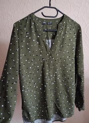 Блуза в горошок 5