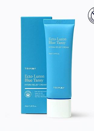 Увлажняющий крем с эктоином и гиалуроновой кислотой trimay ecto-luron blue tansy hydra relief cream