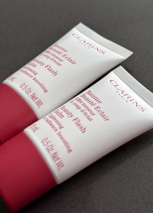 Восстанавливающий бальзам мгновенного действия clariнс beauty flash balm.