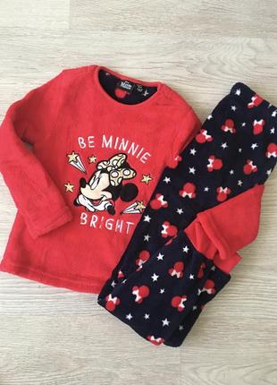 Флісова  кофта minnie mouse  disney primark 5/6 років 2