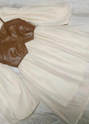 Сукня чарівна з жилеткою2 фото