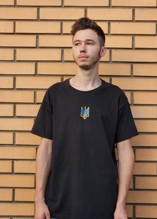 Oversize unisex футболка с эксклюзивной вышивкой "крылья свободы"