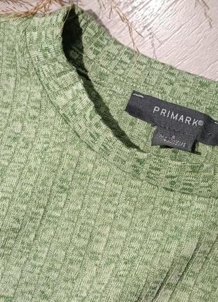 Футболка водолазка в рубчик primark3 фото