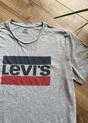 Футболка levis серая мужская футболка levis2 фото