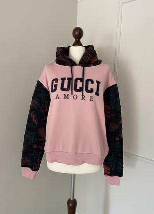 Светер с капюшоном свитшот худи gucci