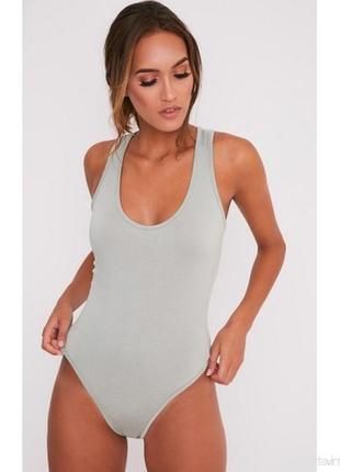 Сіро зелеый боді prettylittlething