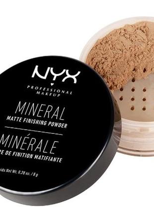 Минеральная пудра mineral finishing powder №02 medium/dark