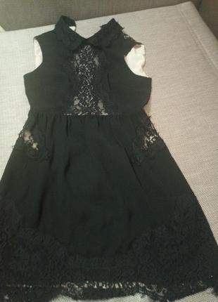 Сукня плаття вечірнє чорне гола спина3 фото