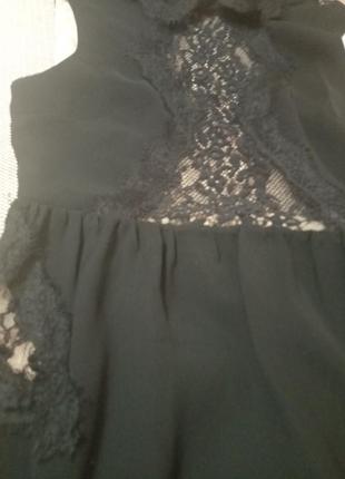 Сукня плаття вечірнє чорне гола спина4 фото