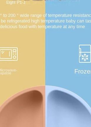 Набір силікованого посуду для прикорму силіконовий посуд набором посуд для прикорму 6 предметів8 фото