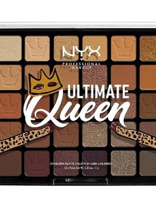 Nyx professional makeup ultimate queen eyeshadow palette палетка теней для глаз1 фото