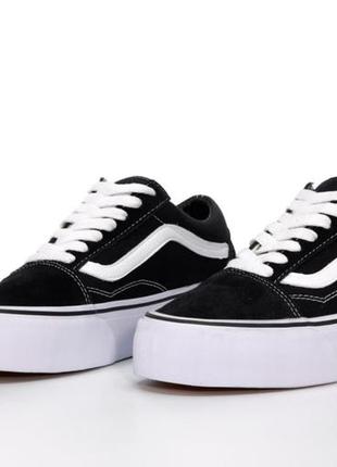 Кеди vans old skool stac platform2 фото