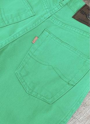 💙женские джинсы зеленого цвета💛4 фото