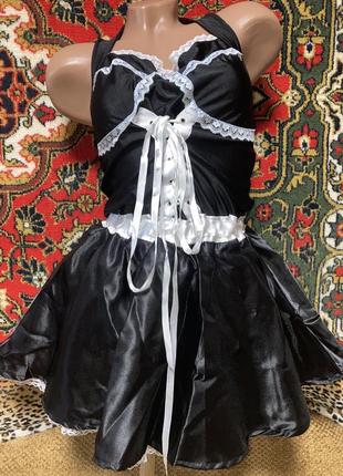 Классное эротичное платье для ролевых игр фотосессии горничная5 фото
