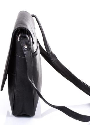 Женская кожаная сумка минилистоноша черная tunona sk2407-24 фото