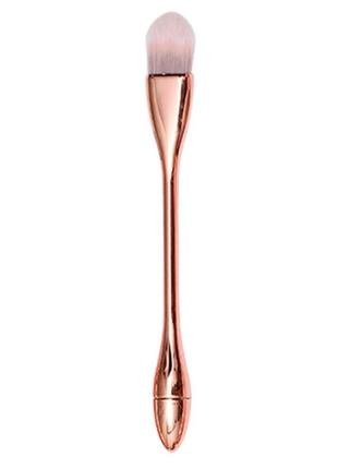 Пензель для нанищення масок і глини plump mask rose gold