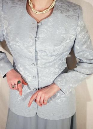 Винтажный костюм с юбкой и пиджаком fabian bocc (рето, винтаж)7 фото
