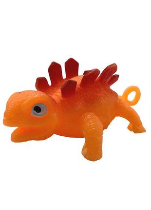 Игрушка антистресс "динозавр" bambi m47117 (оранжевый)
