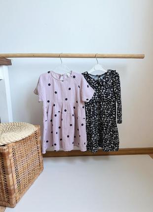 Муслиновое платье zara, 98 размер (2-3 года)