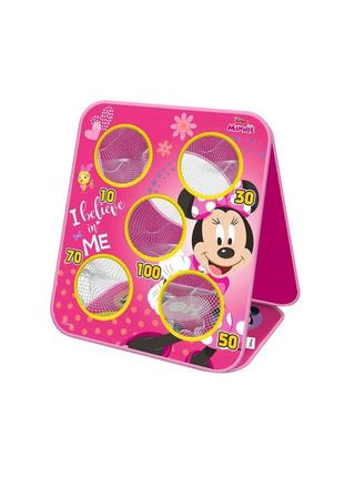 Дитячий ігровий набір мішені "мінні маус" bambi lm1017, 6 мішечок