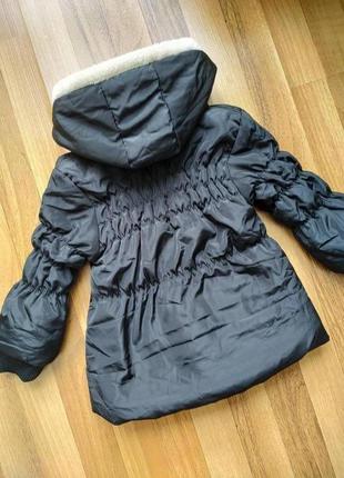 Курточка с мехом, демисезонная2 фото