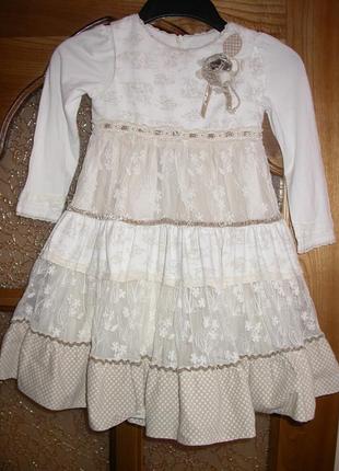 Нарядное платье на рост 98 см