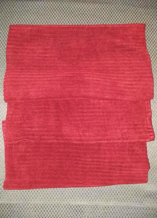 Флисовый шарф, бордовый, германия, tcm, tchibo4 фото
