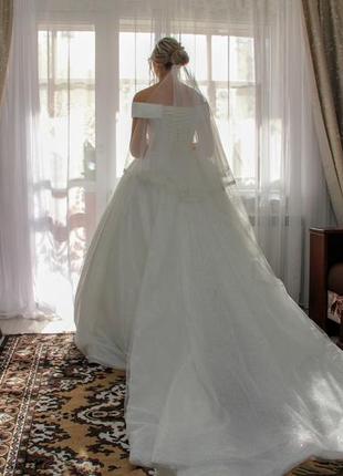Весільне плаття з напиленням3 фото