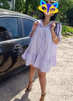 Платье рубашка платье хлопок 100%