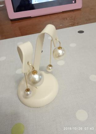 Акция серьги жемчужинки