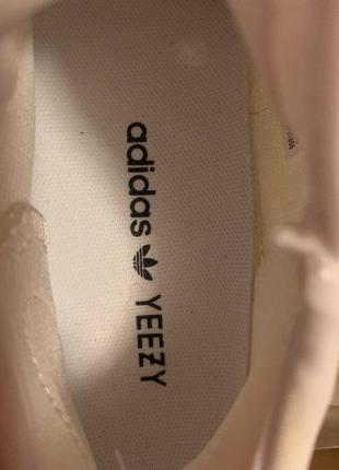 Супер кросівки adidas yeezy boots 350 white білі буст ізі изи 500, 7004 фото