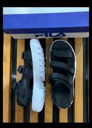 Сандалии уникес fila disruptor sandal black черные2 фото